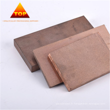 Copper Tungsten Cuw Plate en alliage / feuille